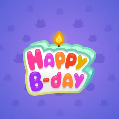 B-Day Candle #4463
