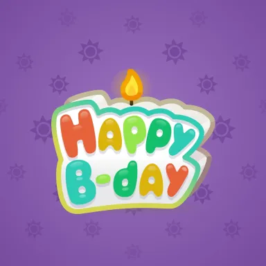 B-Day Candle