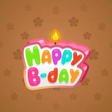 B-Day Candle