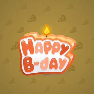 B-Day Candle #4996
