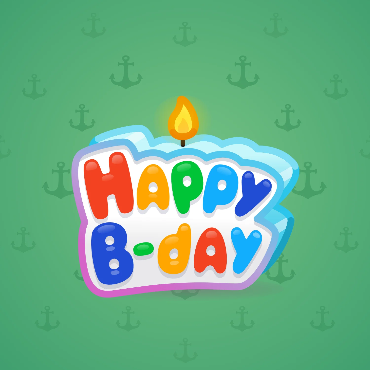 B-Day Candle