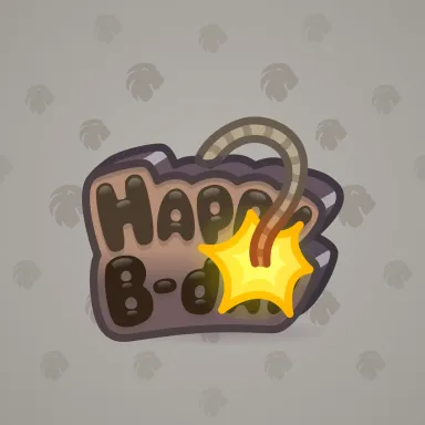 B-Day Candle #50459