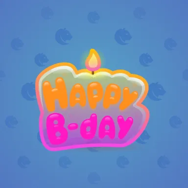B-Day Candle #50540