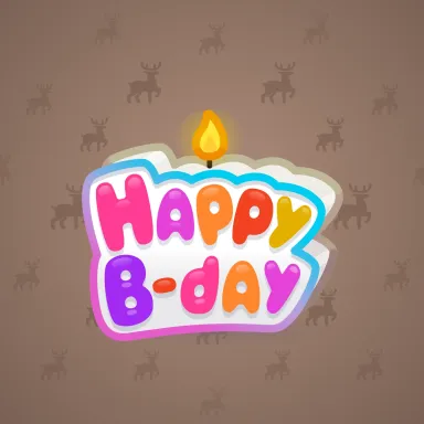 B-Day Candle #51243