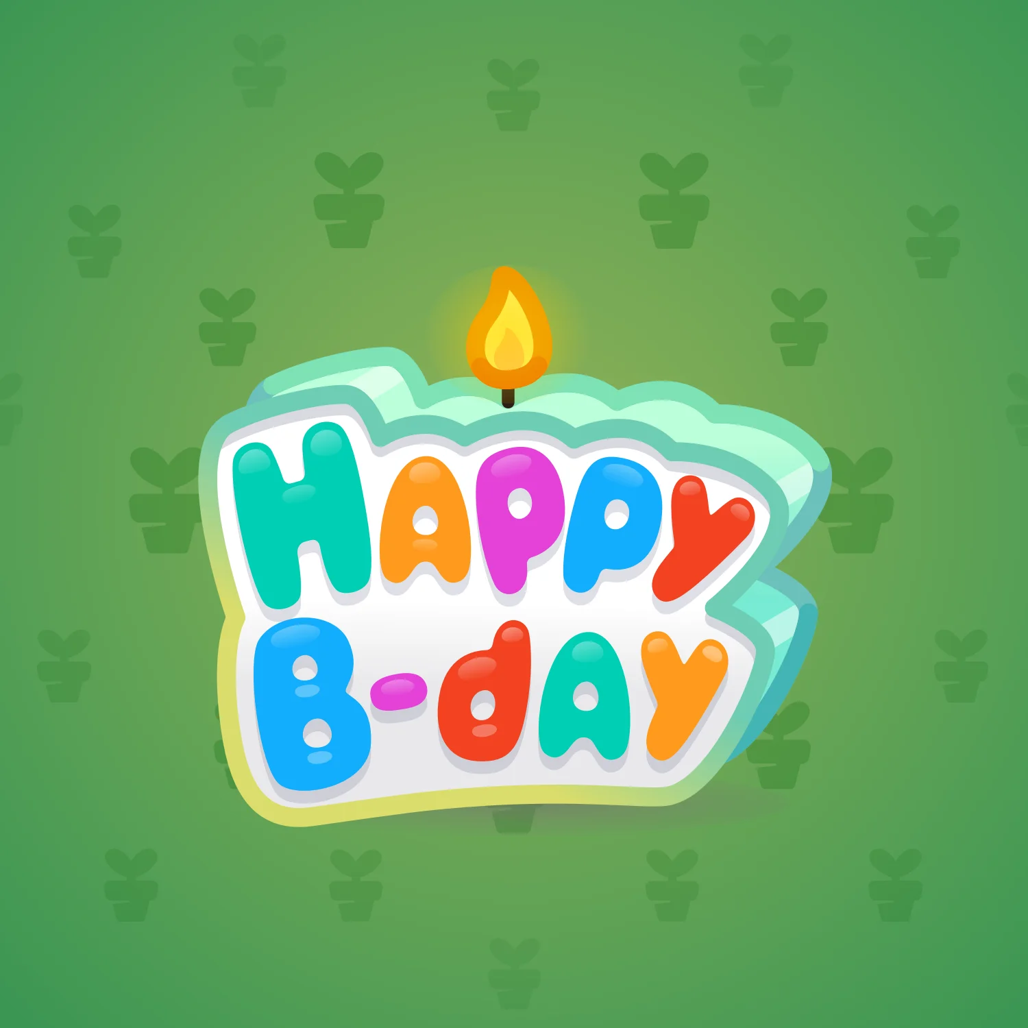 B-Day Candle