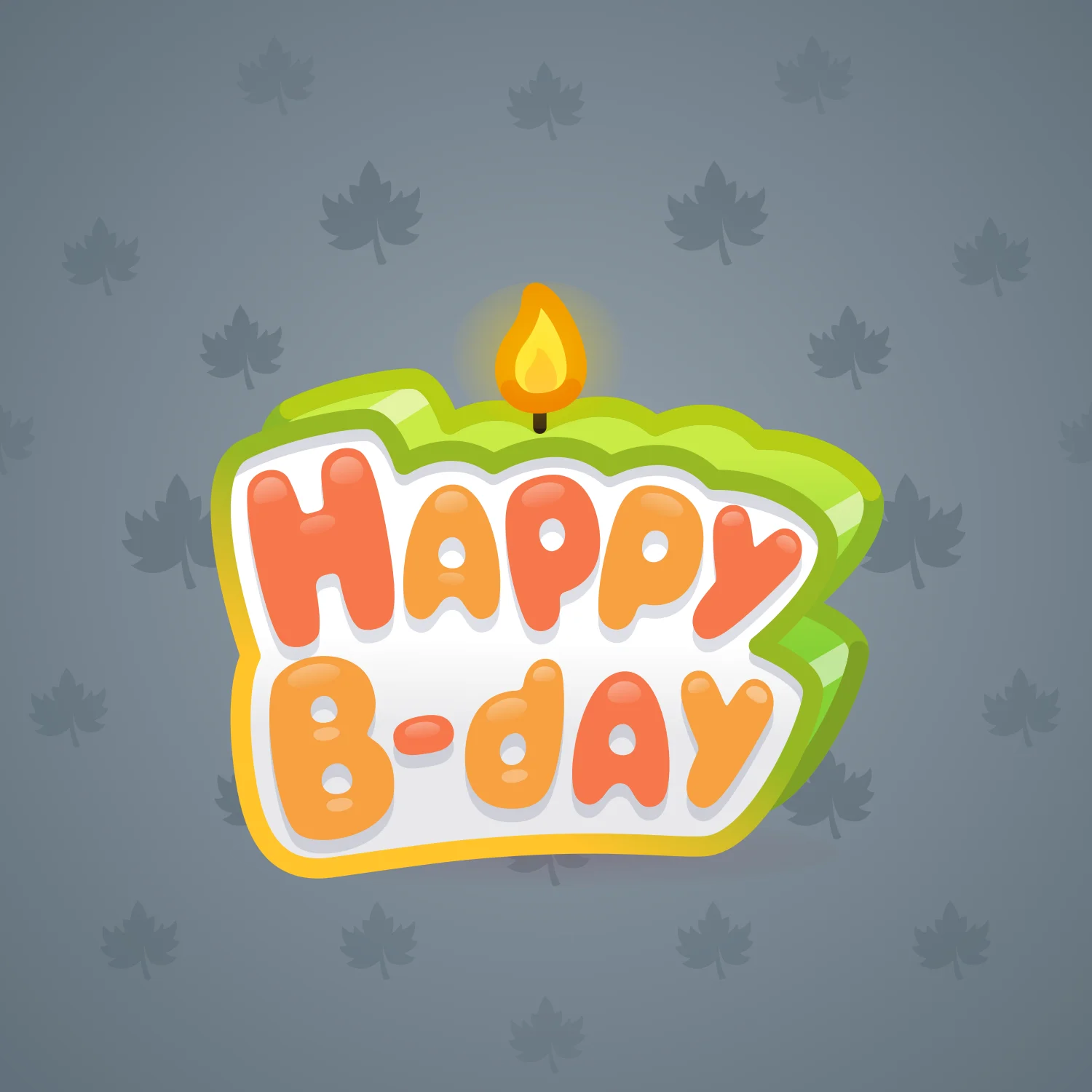 B-Day Candle