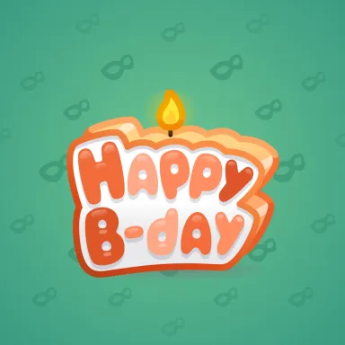 B-Day Candle #52616