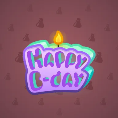 B-Day Candle #53531
