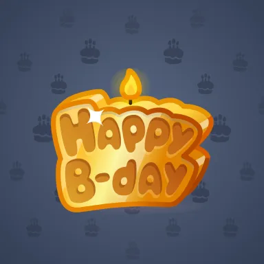 B-Day Candle