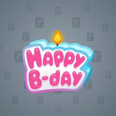 B-Day Candle