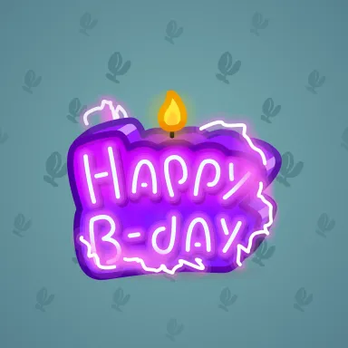 B-Day Candle