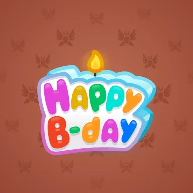 B-Day Candle #55708