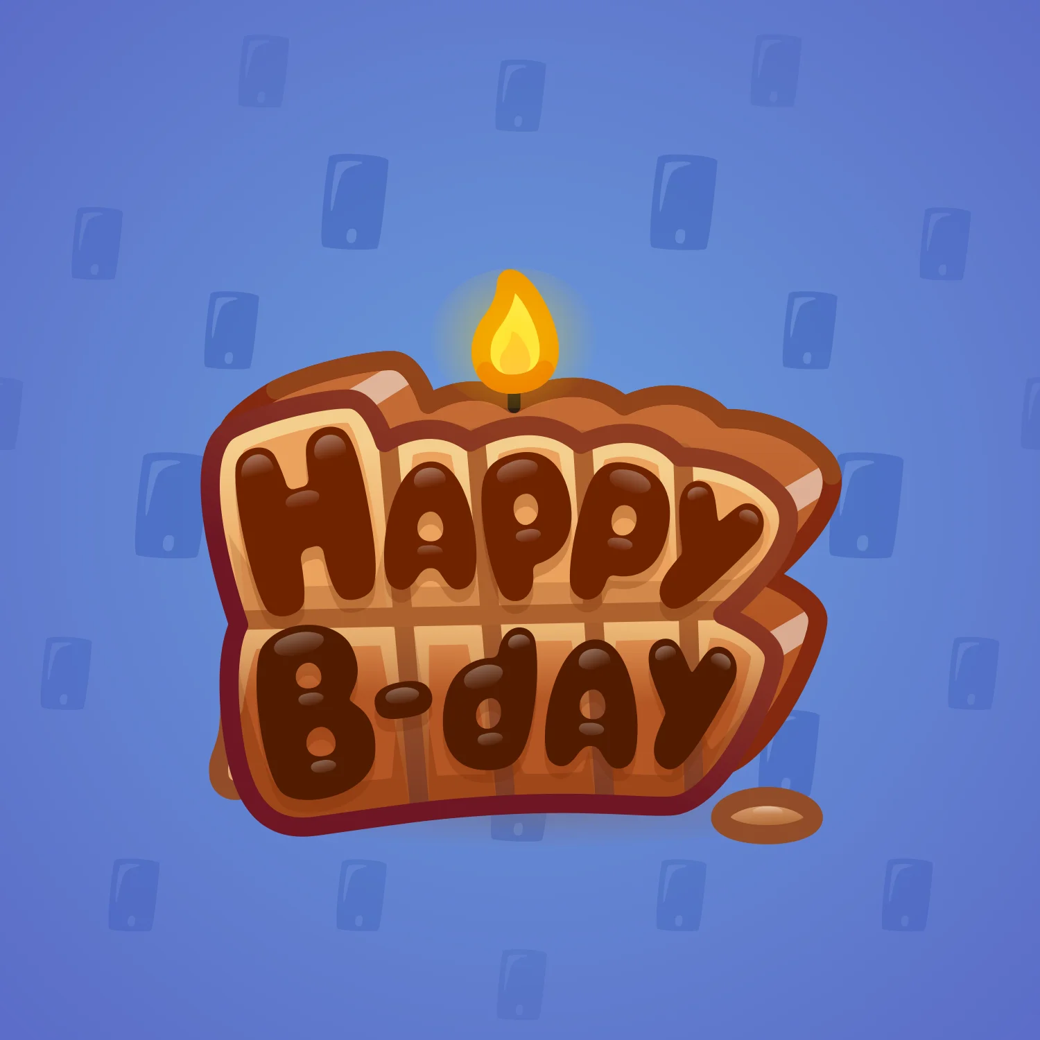 B-Day Candle #55719