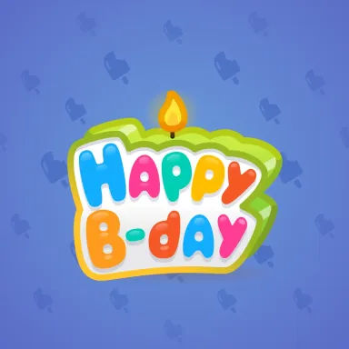 B-Day Candle #56589