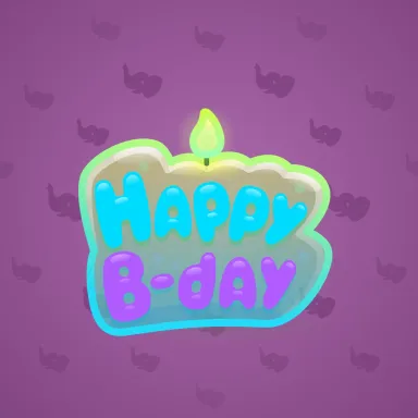 B-Day Candle