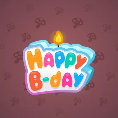 B-Day Candle #59119