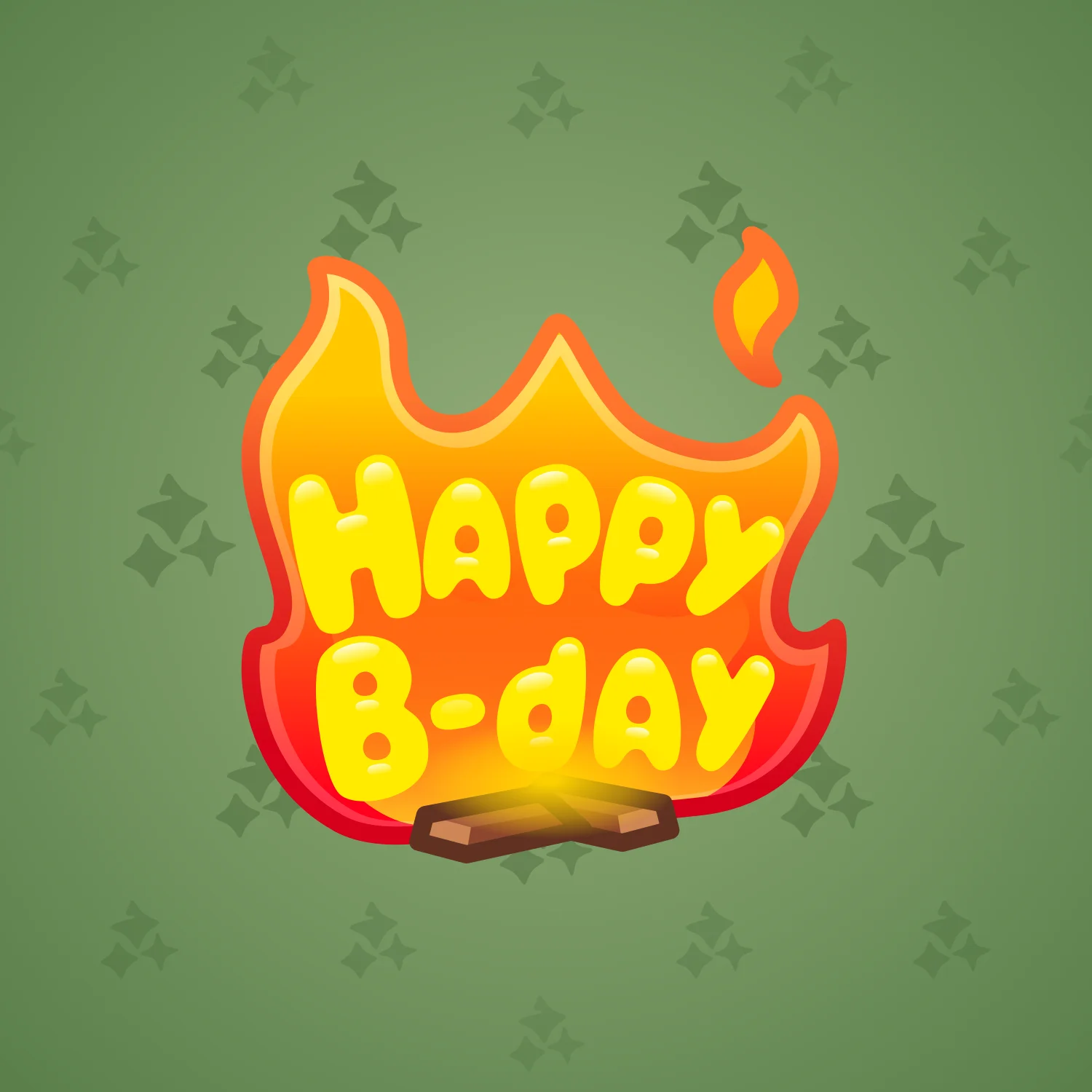 B-Day Candle