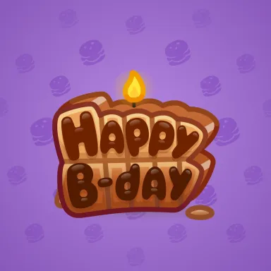 B-Day Candle #59685