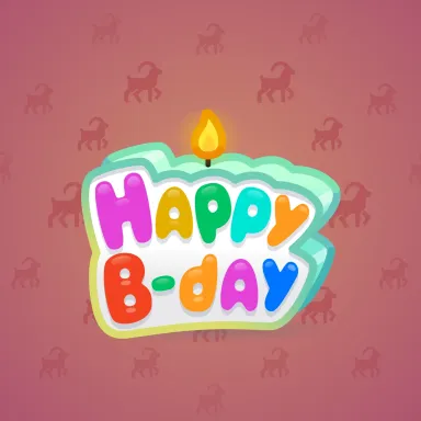 B-Day Candle #62556