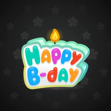 B-Day Candle