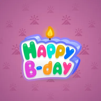 B-Day Candle #64092
