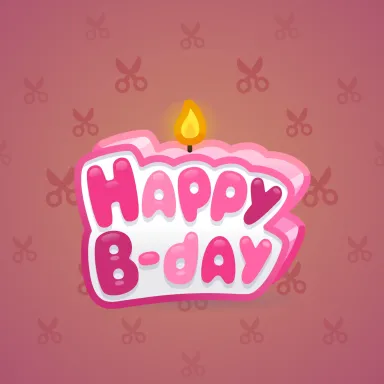 B-Day Candle #66534