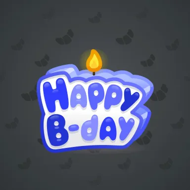 B-Day Candle #67588