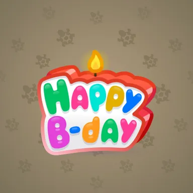 B-Day Candle