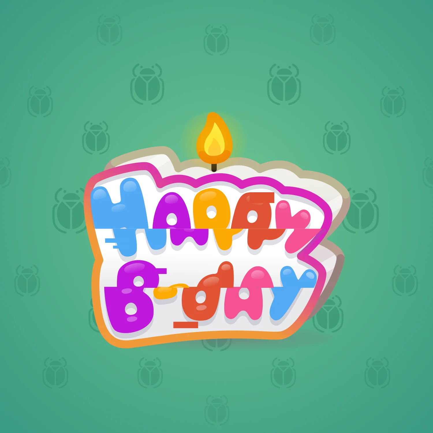 B-Day Candle