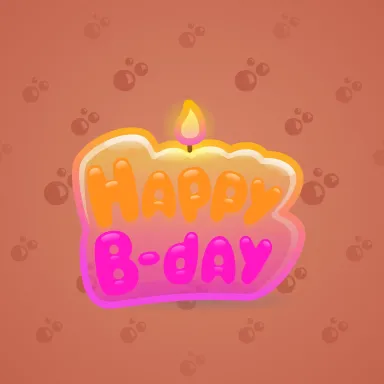 B-Day Candle