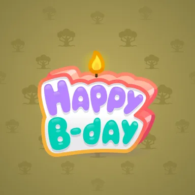 B-Day Candle #70552