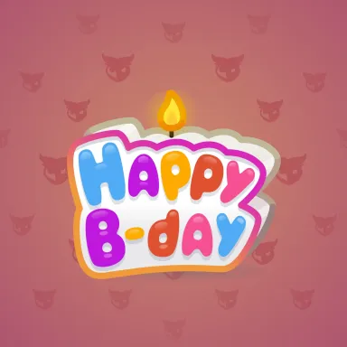 B-Day Candle #70654