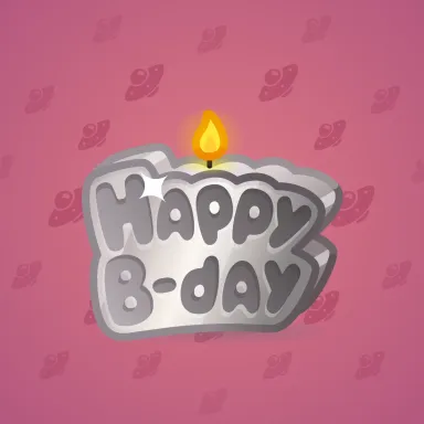 B-Day Candle #71625
