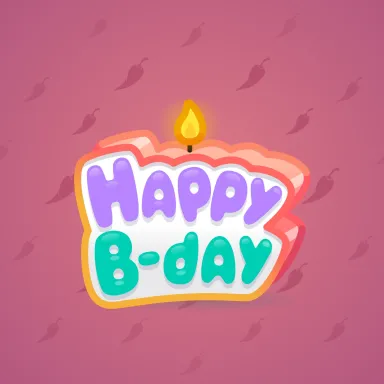 B-Day Candle #72369