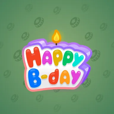 B-Day Candle #7259