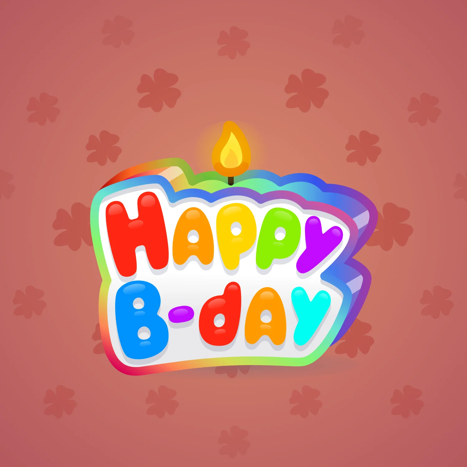 B-Day Candle #72951