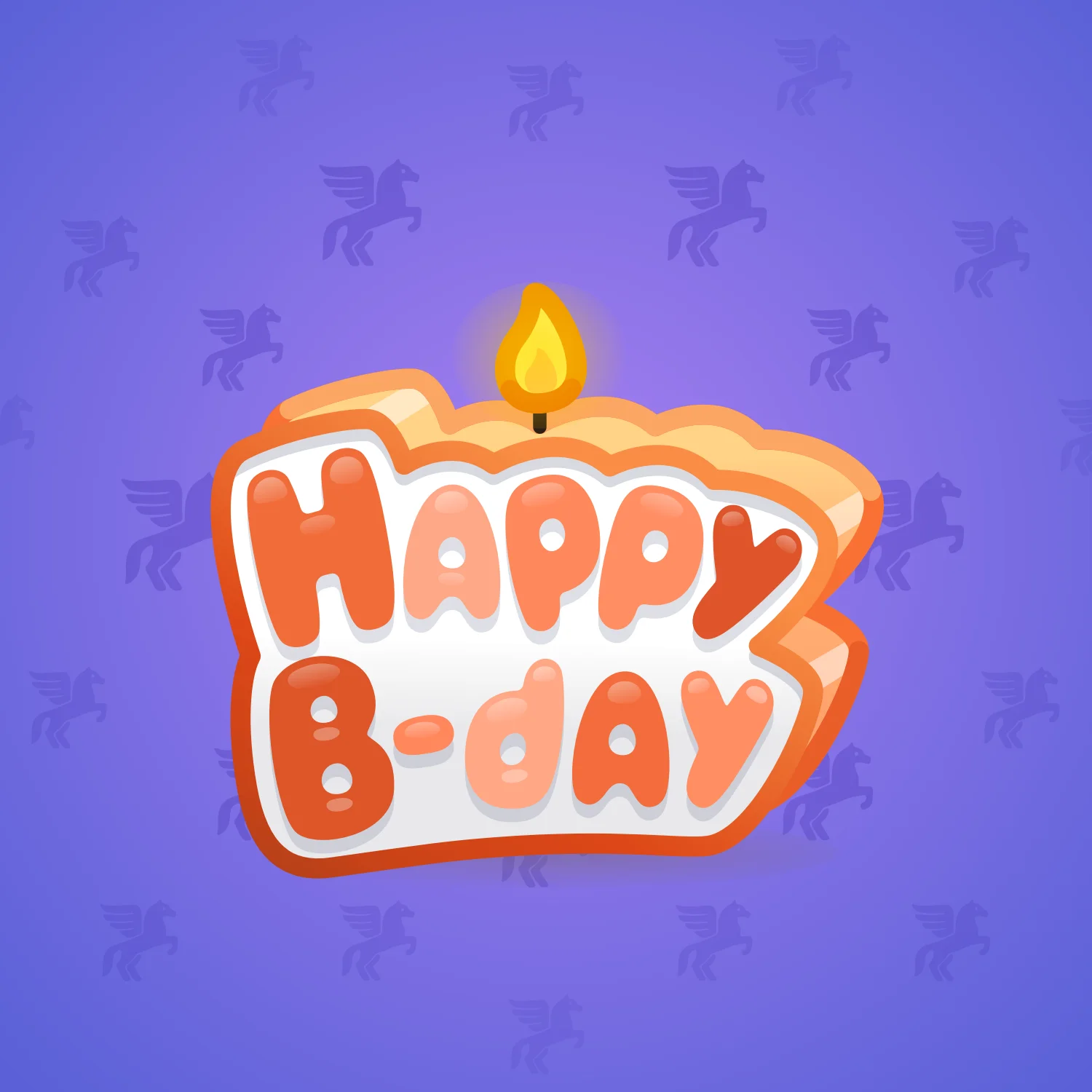 B-Day Candle