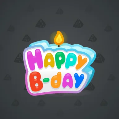 B-Day Candle #7435