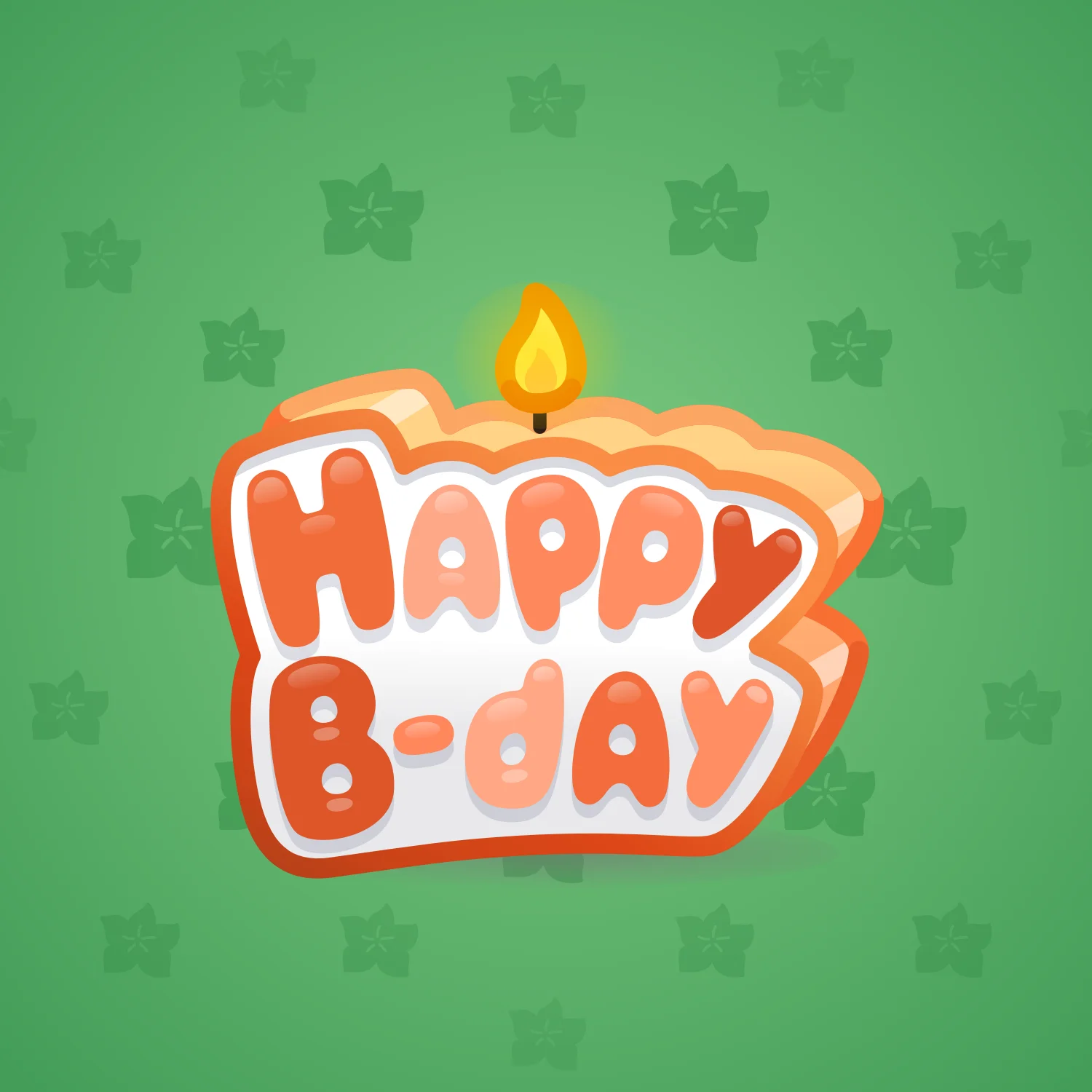B-Day Candle
