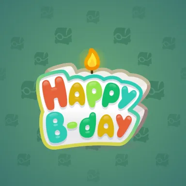 B-Day Candle