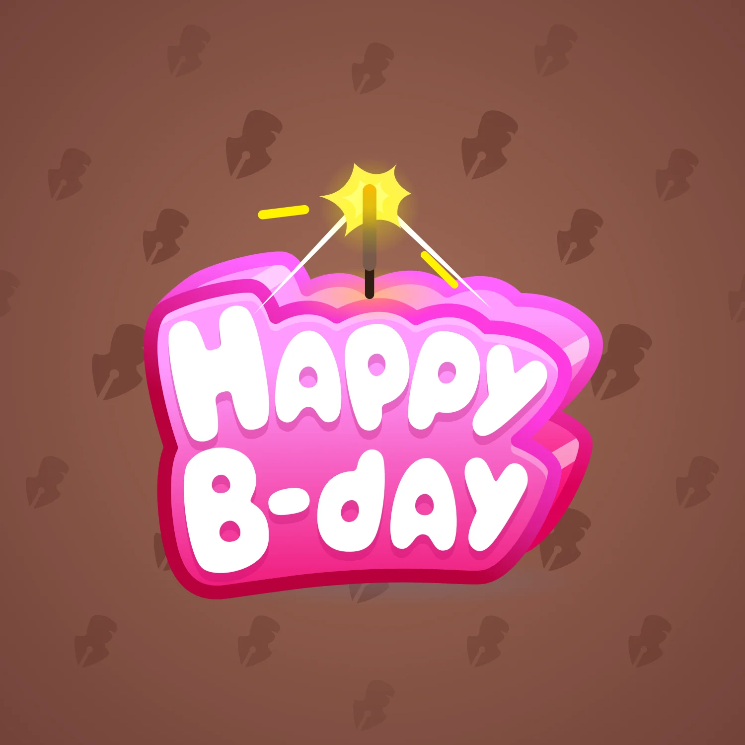 B-Day Candle #75289