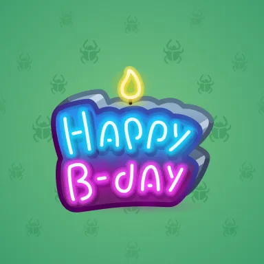 B-Day Candle
