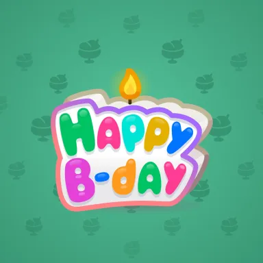 B-Day Candle #75862