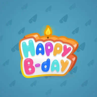 B-Day Candle #76726