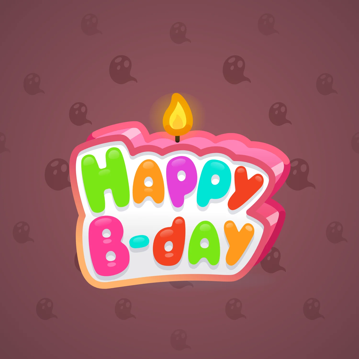 B-Day Candle