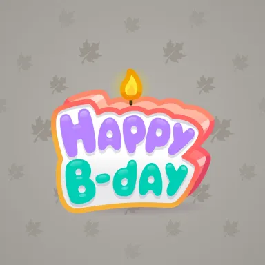 B-Day Candle