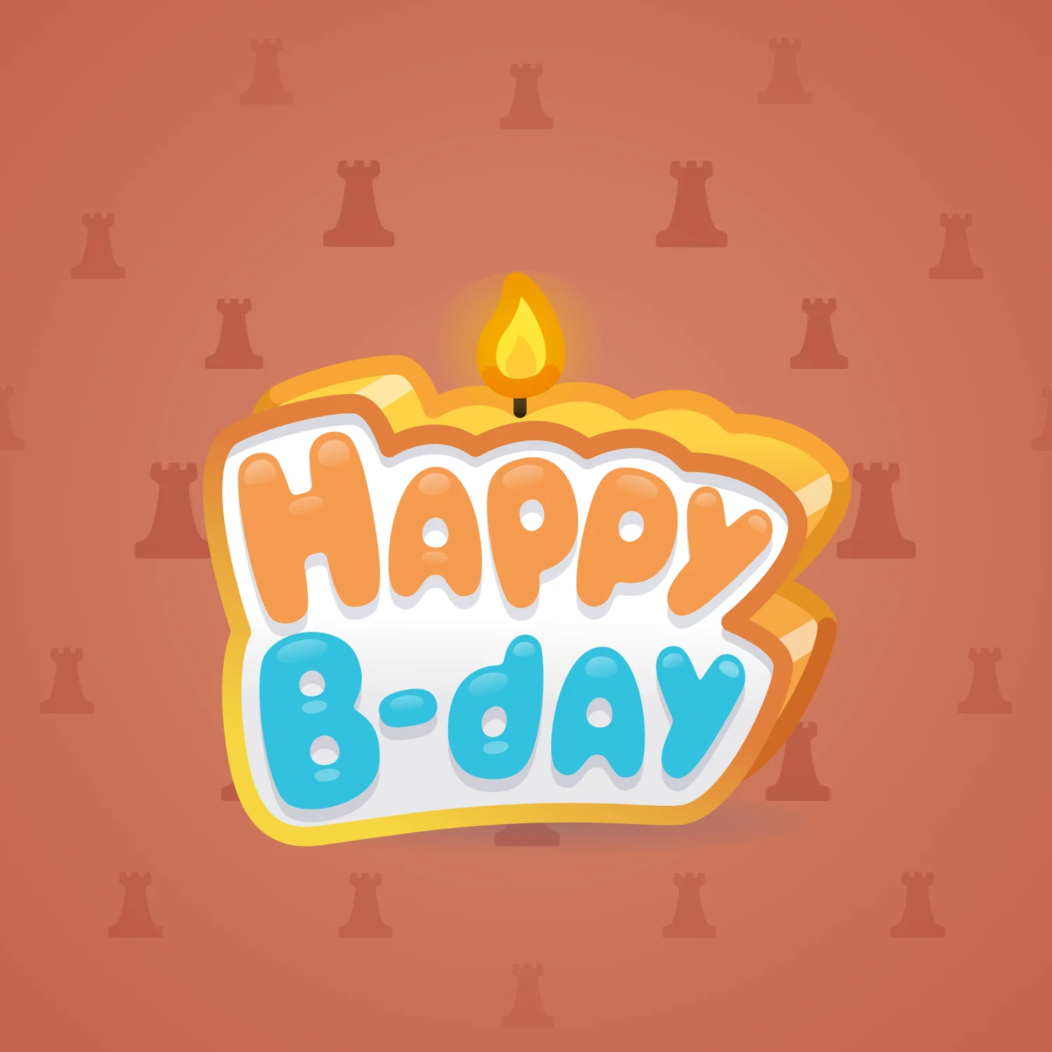 B-Day Candle #78973