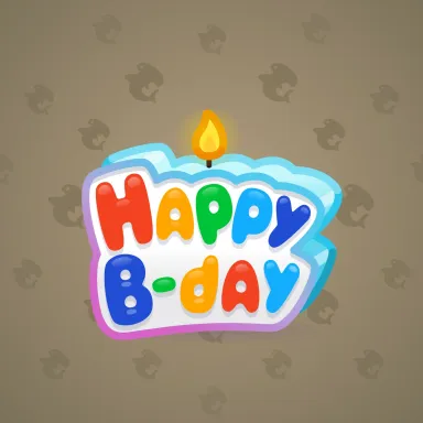 B-Day Candle #79017