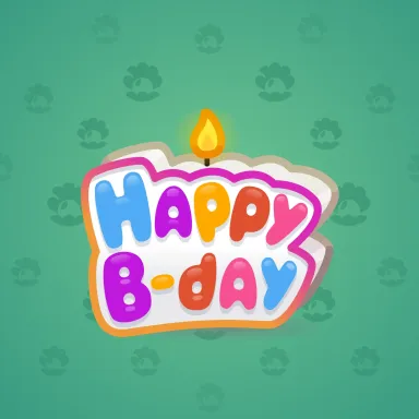 B-Day Candle #7989