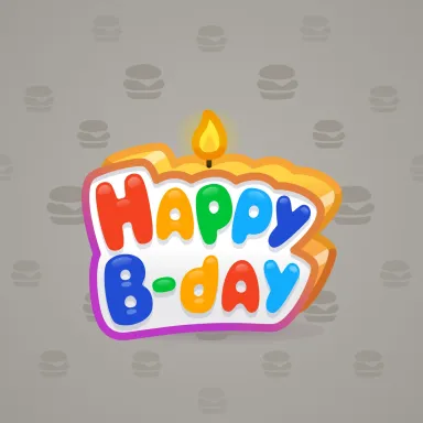 B-Day Candle #80185